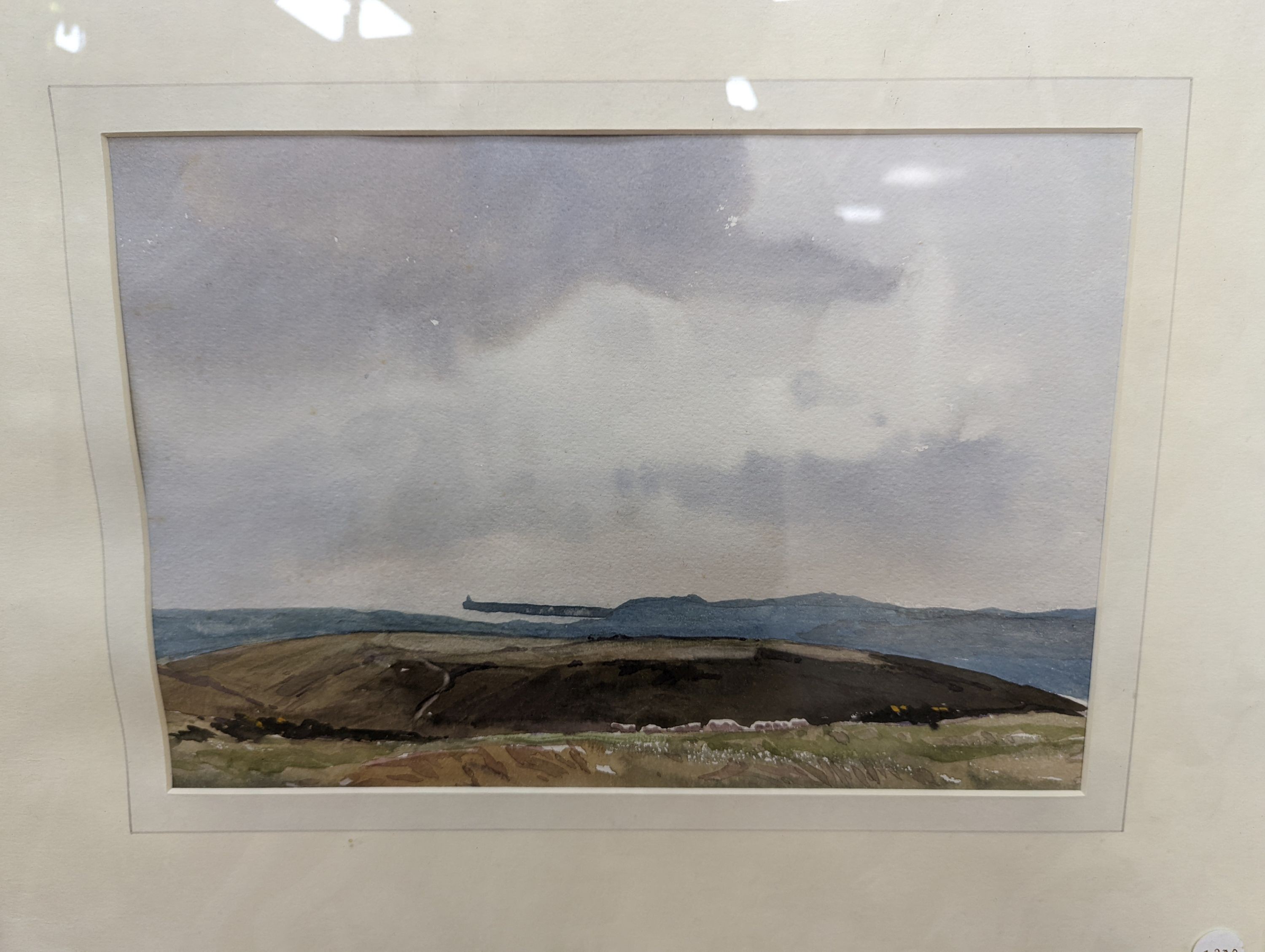 Walter Robert Stewart Acton (1879-1960), four Downland watercolours including Lewes Chalk Pit and Newhaven, largest 40 x 44cm